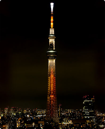 ライティングデザイン デザイン 東京スカイツリーを知る 東京スカイツリー Tokyo Skytree