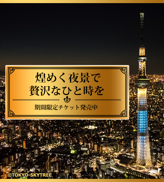 東京スカイツリー®ナイトビューチケット