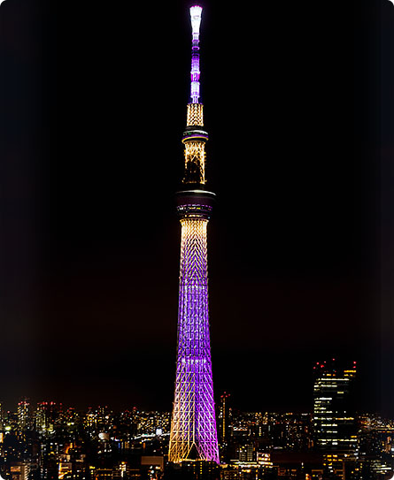 ライティングデザイン デザイン 東京スカイツリーを知る 東京スカイツリー Tokyo Skytree