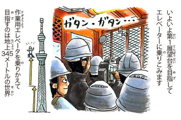 ついに第1展望台！編 4/8