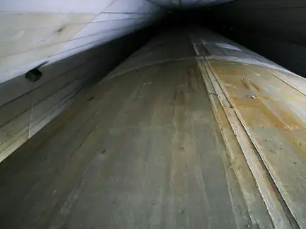 とうきょうスカイツリーの心柱の側面写真