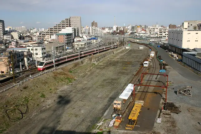2005年3月28日、新タワー建設地として選定された東京都墨田区押上地区の開発予定地