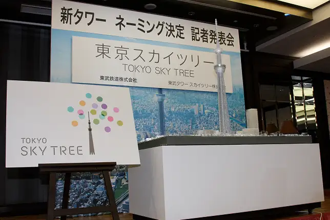 2008年6月10日、東京スカイツリーと命名された新タワーの起工式典の様子
