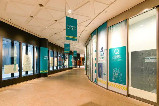 2018年10月16日にオープンした1階団体フロアのSKYTREE GALLERYの展示空間内観と展示作品