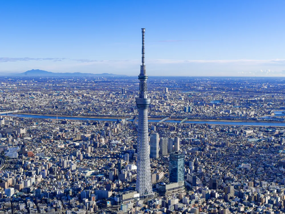 東京スカイツリーの全景