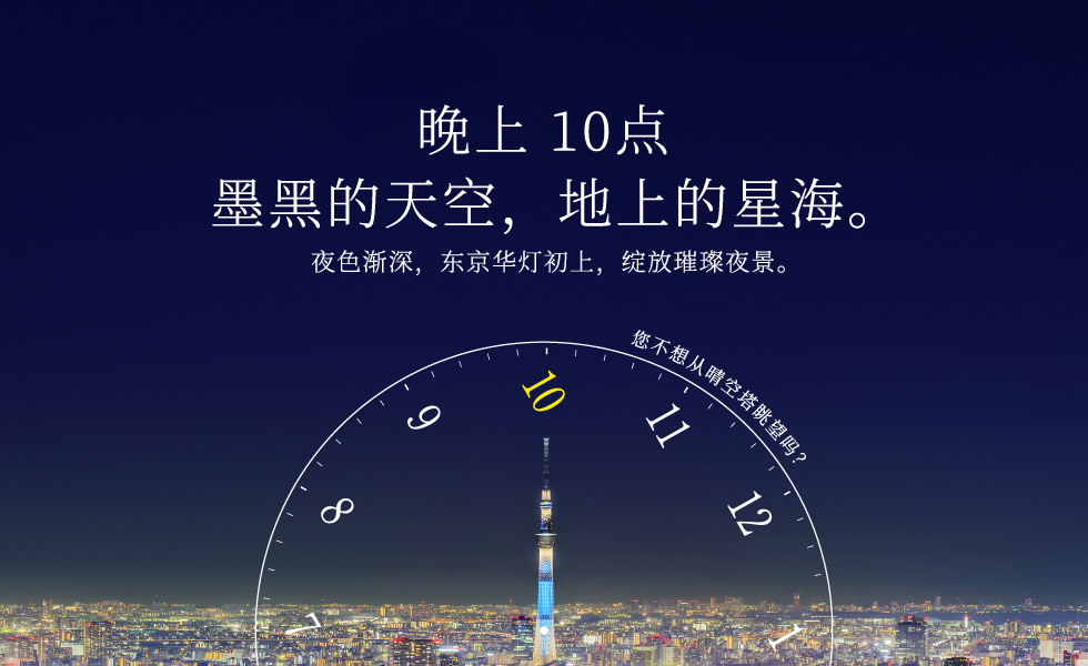 NEW! 晚上 10点 墨黑的天空，地上的星海。