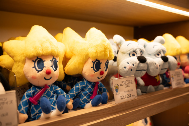 公式キャラクターのぬいぐるみ各種