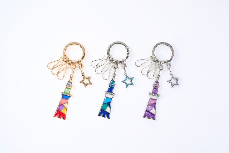 【345限定】ステンドグラス風キーホルダー