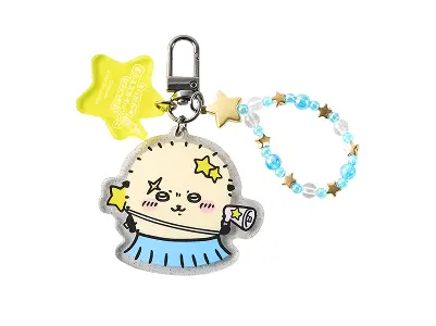 ビーズ付き
アクリルキーホルダー
〈ラッコ〉