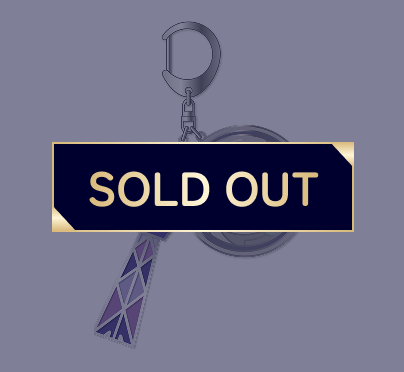 ステンドグラス風キーホルダー暁美ほむら