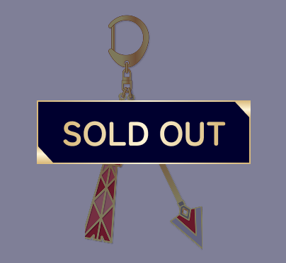 ステンドグラス風キーホルダー佐倉杏子