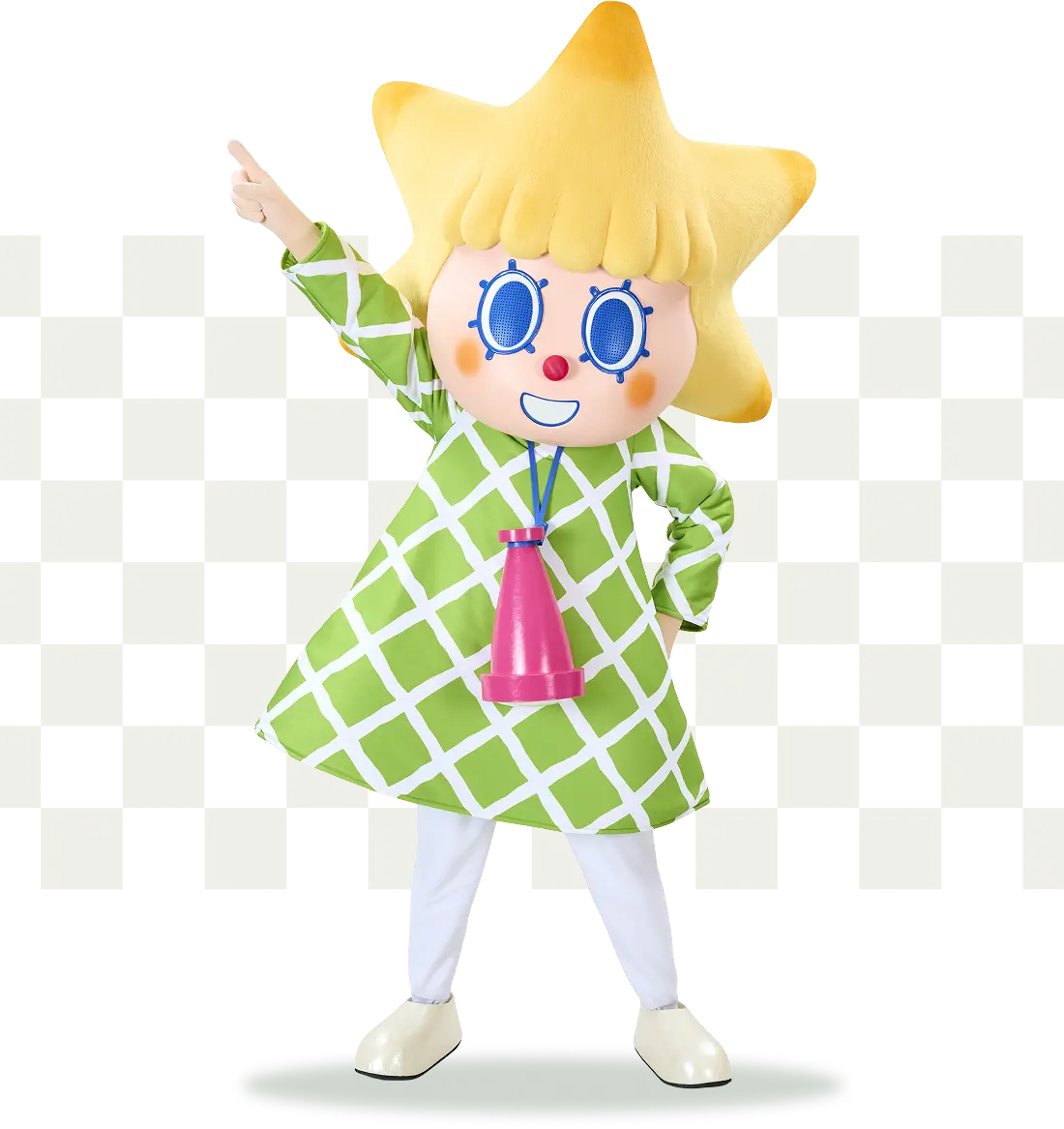 新茶コスチュームのソラカラちゃん