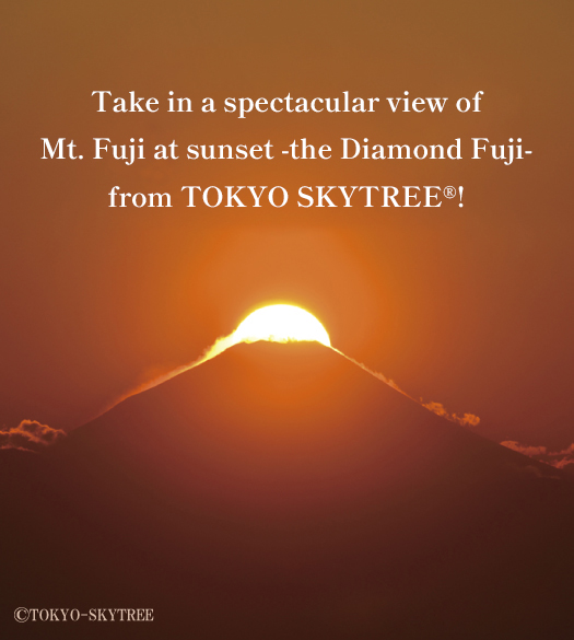 Mt.Fuji at sunset - the Diamond Fuji -