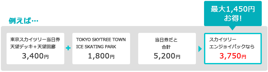 例えば特別セット料金