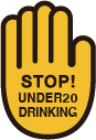 STOP!UNDER20 DRINKING