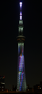NiziUデビュー1周年記念特別ライティング