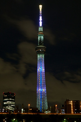 ライティング 東京スカイツリーを楽しむ 東京スカイツリー Tokyo Skytree