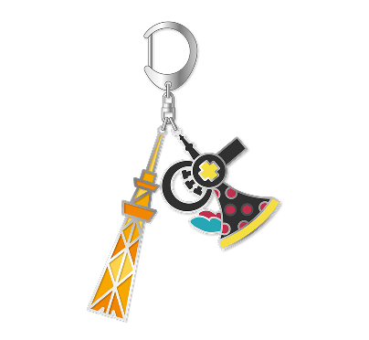 ステンドグラス風キーホルダー百江なぎさ