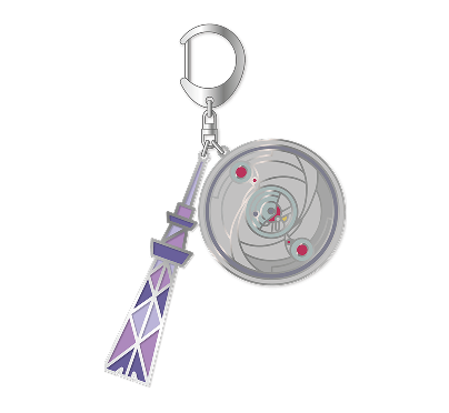 ステンドグラス風キーホルダー暁美ほむら