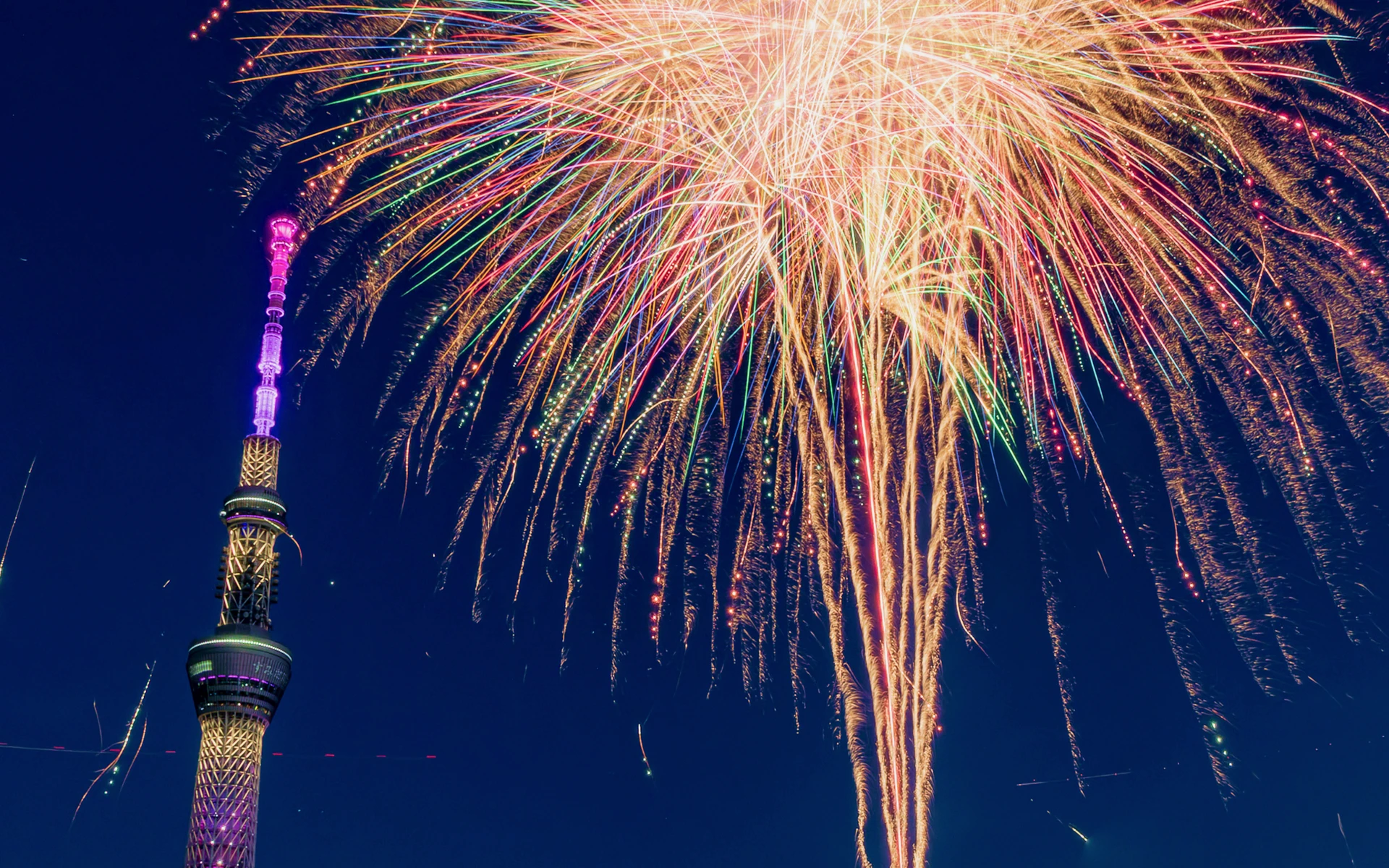 38灯　ROBIN アウトドア TOKYO SKYTREE×HANABI Sumida River Fireworks Festival Special Opening [Official] TOKYO