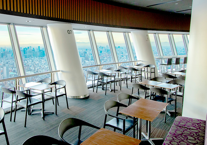 SKYTREE CAFE フロア340