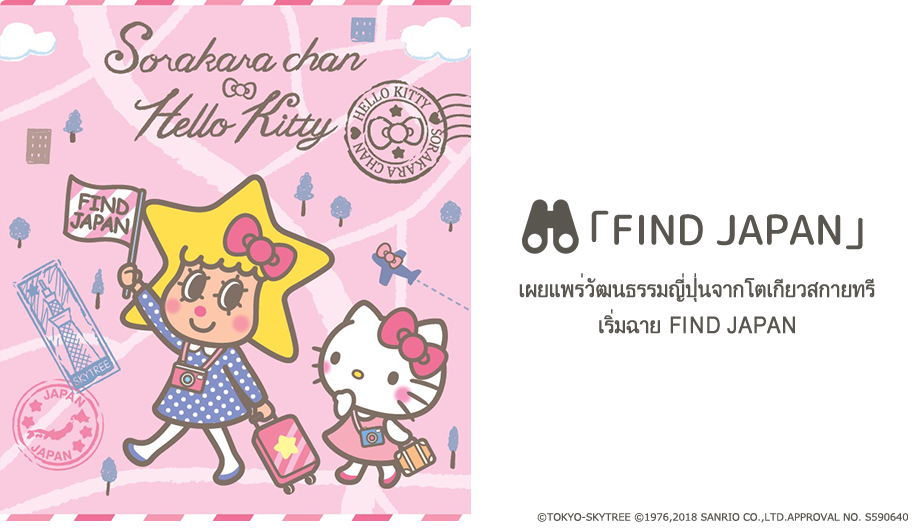 Many collaboration items of Hello Kitty and Sorakara-chan are now on store shelves.