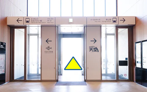 東京スカイツリー4Fの屋外フロアへの出口